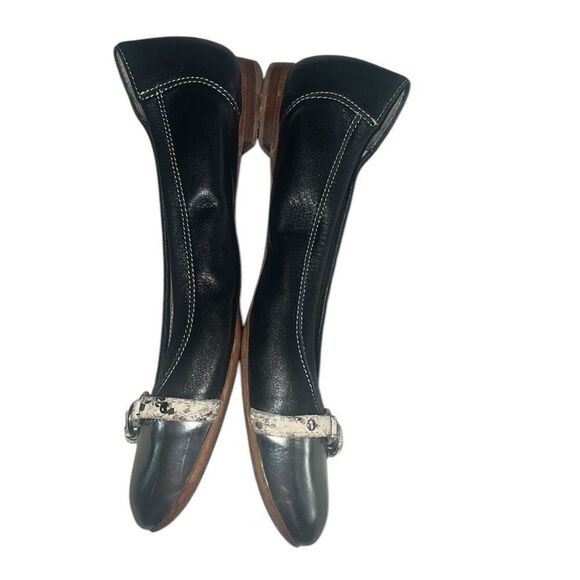 AGL Black and Silver Women's Shoes Size 40 - Picture 3 of 7